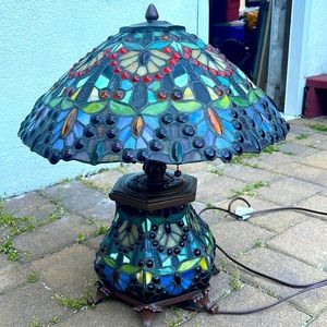 Tiffany glass lamp